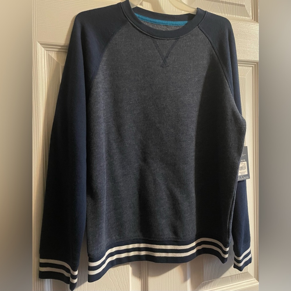 NWT Athletic Works Boys Fleece Crew size Large